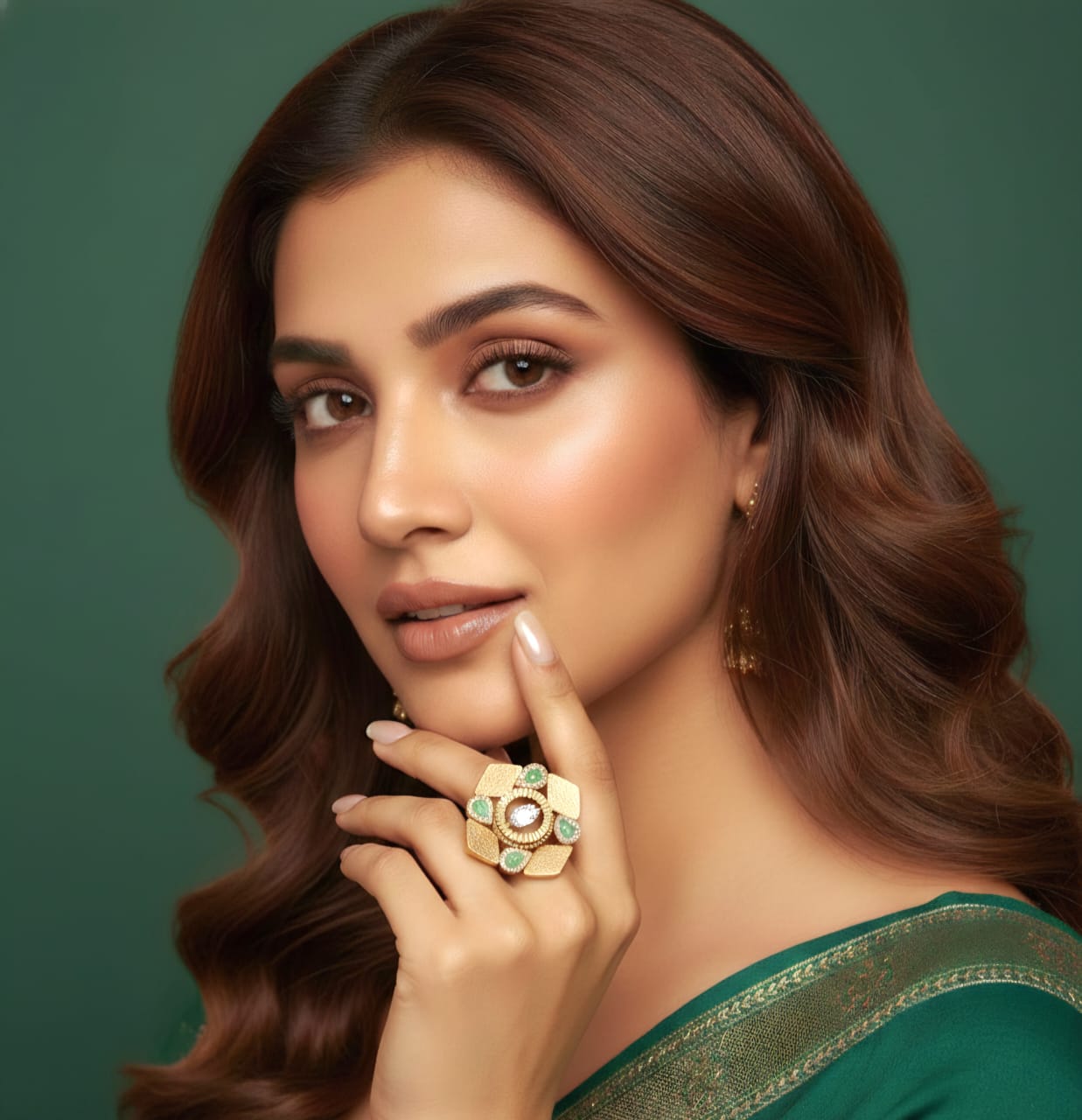 Emerald Diamond Ring